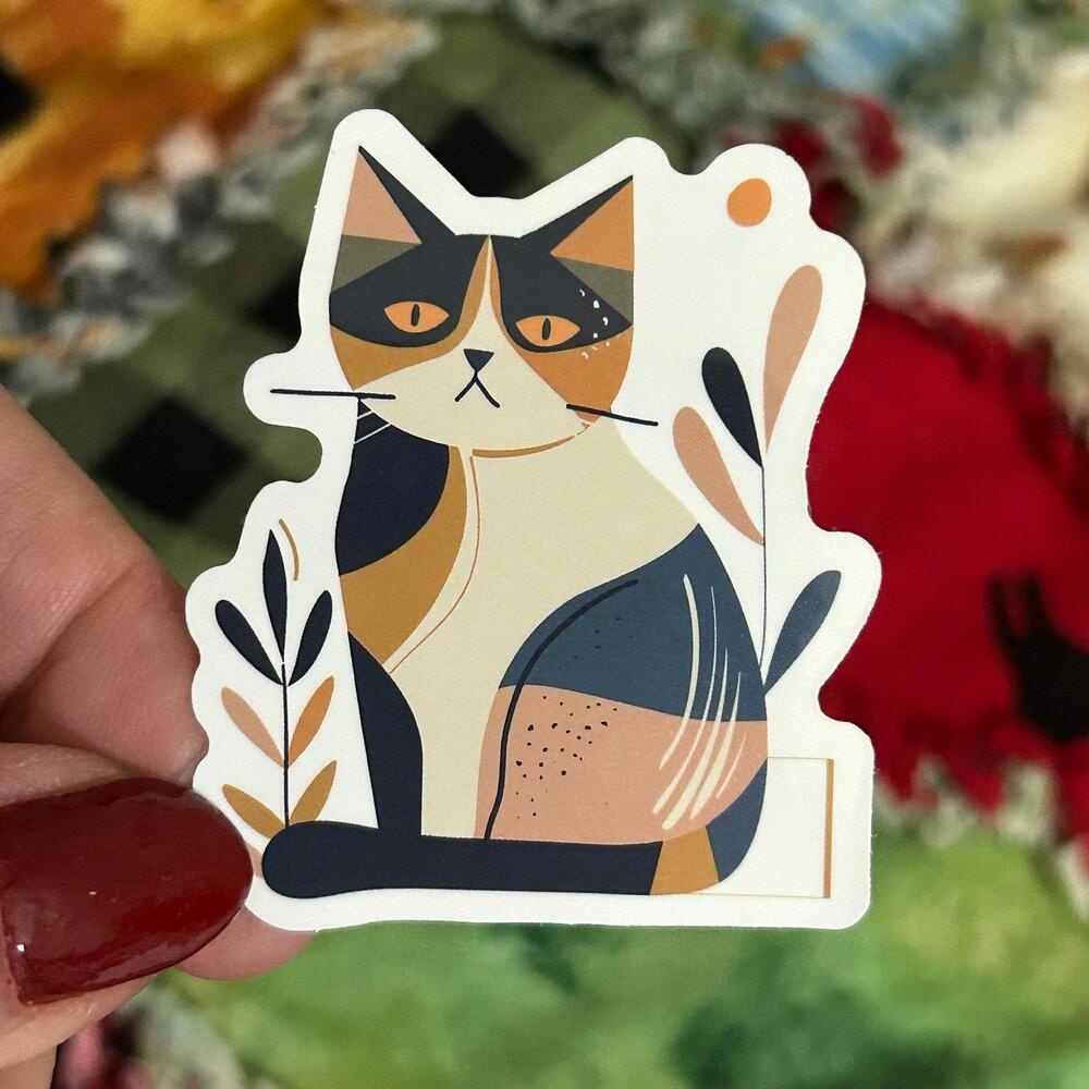 Calico Cat Sticker